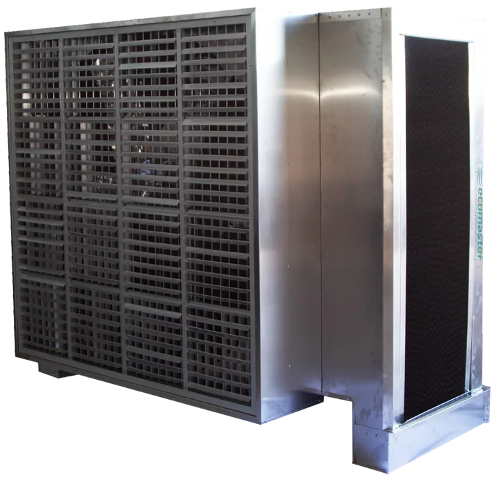 Climatizador evaporativo industrial Ecomaster Master 100 Plus em alumínio naval